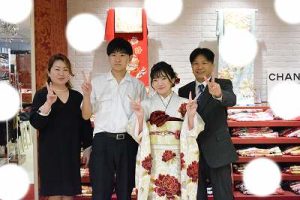 成人式　前撮り　梅田