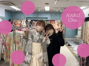 難波　袴レンタル　グレー