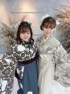 アンティーク　リボン　袴レンタル