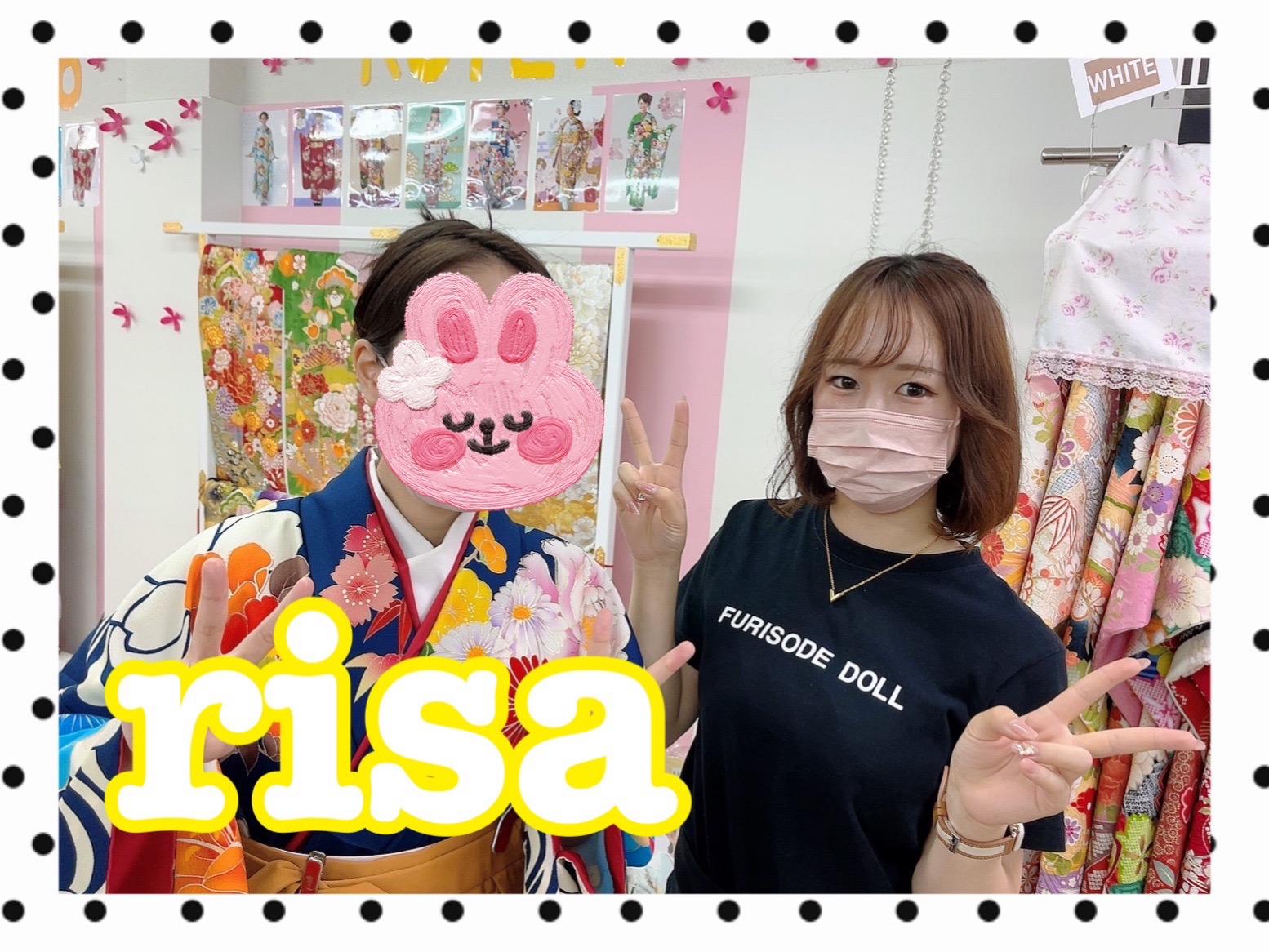 【TAKAZEN奈良店】６日♡ネイビーでオシャレな袴の姫ちゃんたちとガーリーピンクで可愛い振袖姫ちゃん♡