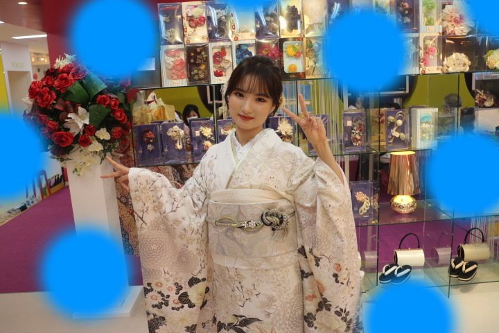 TAKAZEN神戸店　前撮り撮影会　イマドキ　カワイイ　コディネート シンプル　振袖レンタル