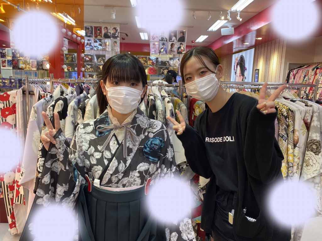 TAKAZEN神戸店　袴　イマドキ　カワイイ　コディネート