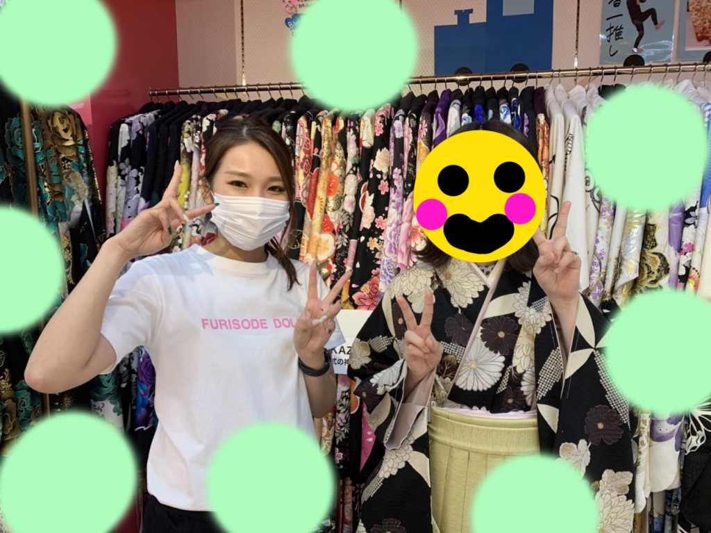 TAKAZEN神戸店　袴　イマドキ　カワイイ　コ