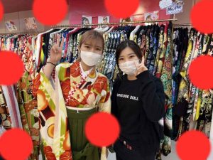 TAKAZEN神戸店　前撮り撮影会　イマドキ　カワイイ　コディネート　袴　レンタル　卒業式　　