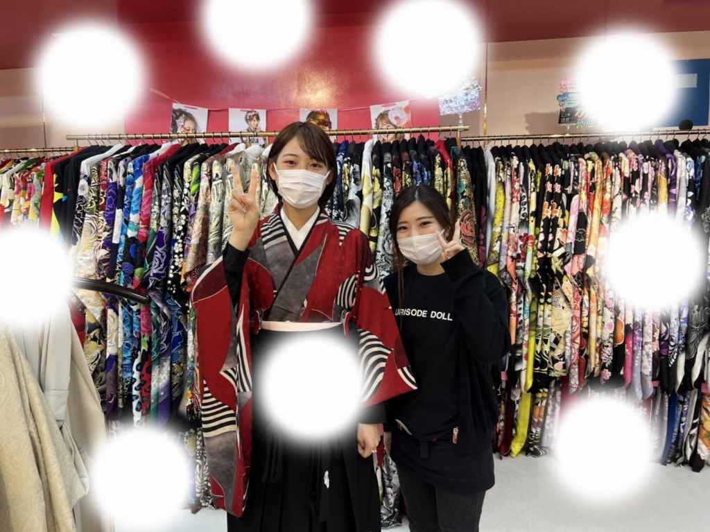 TAKAZEN神戸店　袴　イマドキ　カワイイ　コディネート