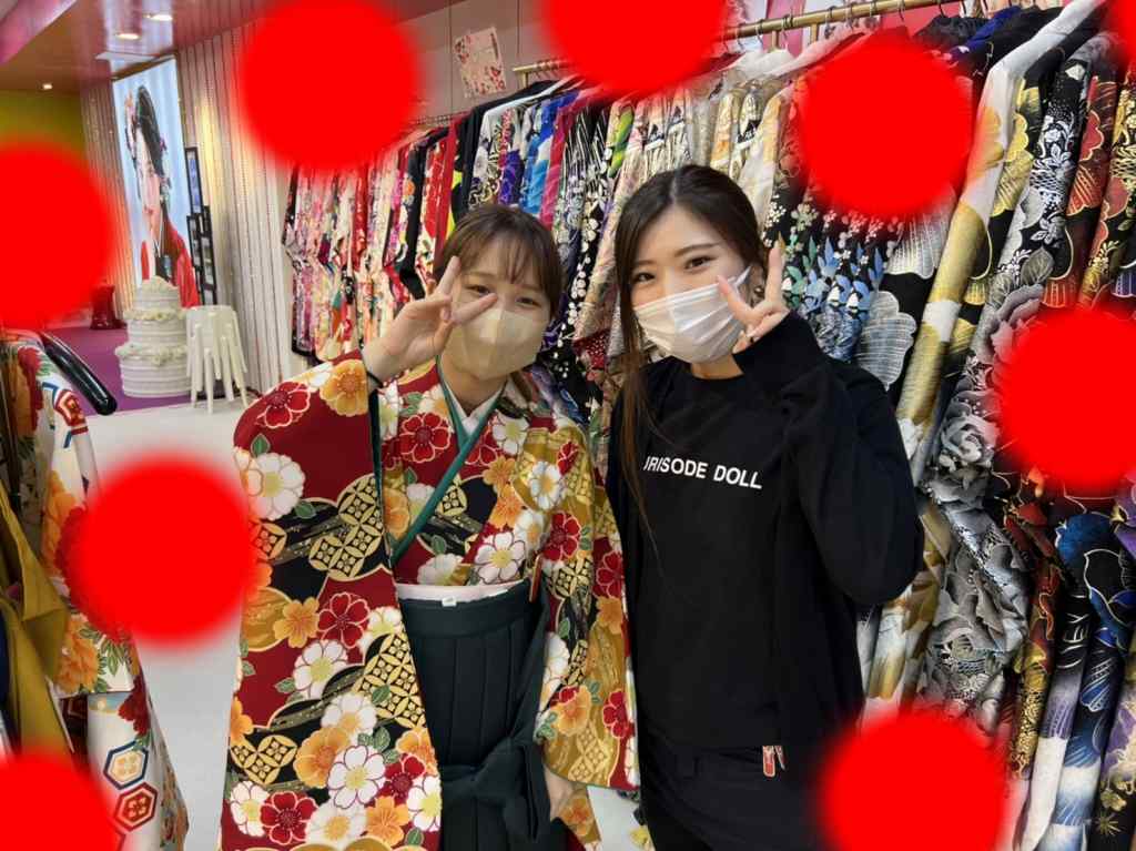 TAKAZEN神戸店　前撮り撮影会　イマドキ　カワイイ　コディネート　振袖レンタル　袴レンタル　卒業式