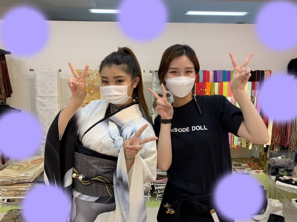 TAKAZEN神戸店　振袖　イマドキ　カワイイ　コディネート