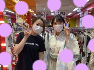 TAKAZEN神戸店　前撮り撮影会　イマドキ　カワイイ　コディネート　くすみカラー　袴　レンタル　卒業式