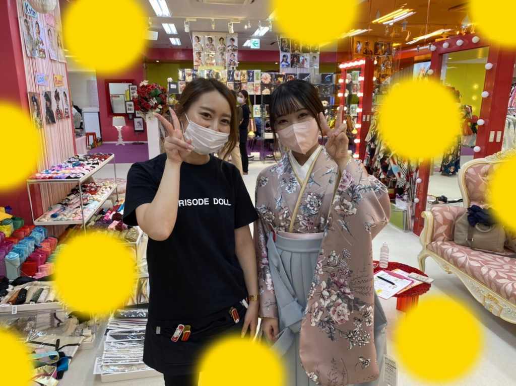 TAKAZEN神戸店 前撮り撮影会 イマドキ カワイイ コディネート 袴レンタル