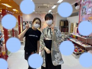 TAKAZEN神戸店　卒業式　袴　イマドキ　くすみ　かわいい