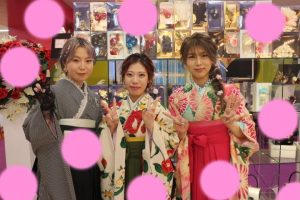 TAKAZEN神戸店　前撮り撮影会　卒業式　袴　イマドキ　カワイイ　コディネート