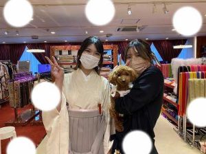 卒業式　袴　かわいい