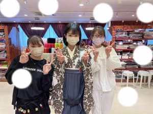 卒業式 袴 かわいい