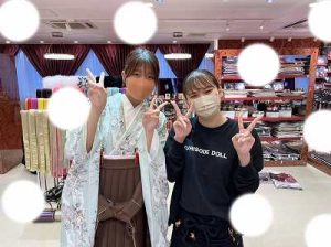 卒業式　袴　かわいい