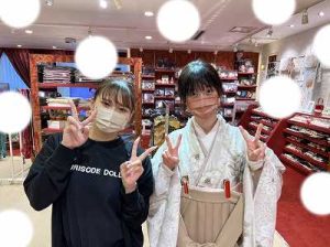 卒業式　袴　かわいい