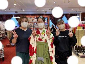 卒業式　袴　かわいい