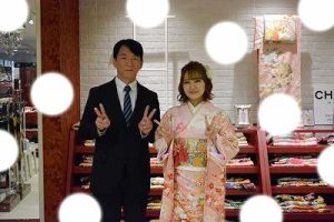 成人式　前撮り　梅田