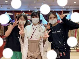 卒業式　袴　くすみカラー