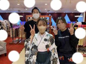 卒業式　袴　かわいい
