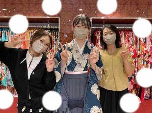 卒業式　袴　かわいい