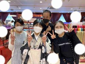 卒業式 袴 モノトーン