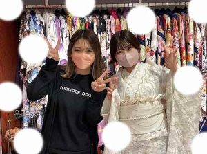 ヴィンテージ くすみ 振袖レンタル