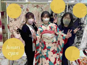 レトロ　フリル　振袖レンタル