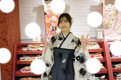 卒業式　袴　かわいい