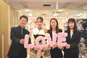 成人式　前撮り　振袖　レンタル