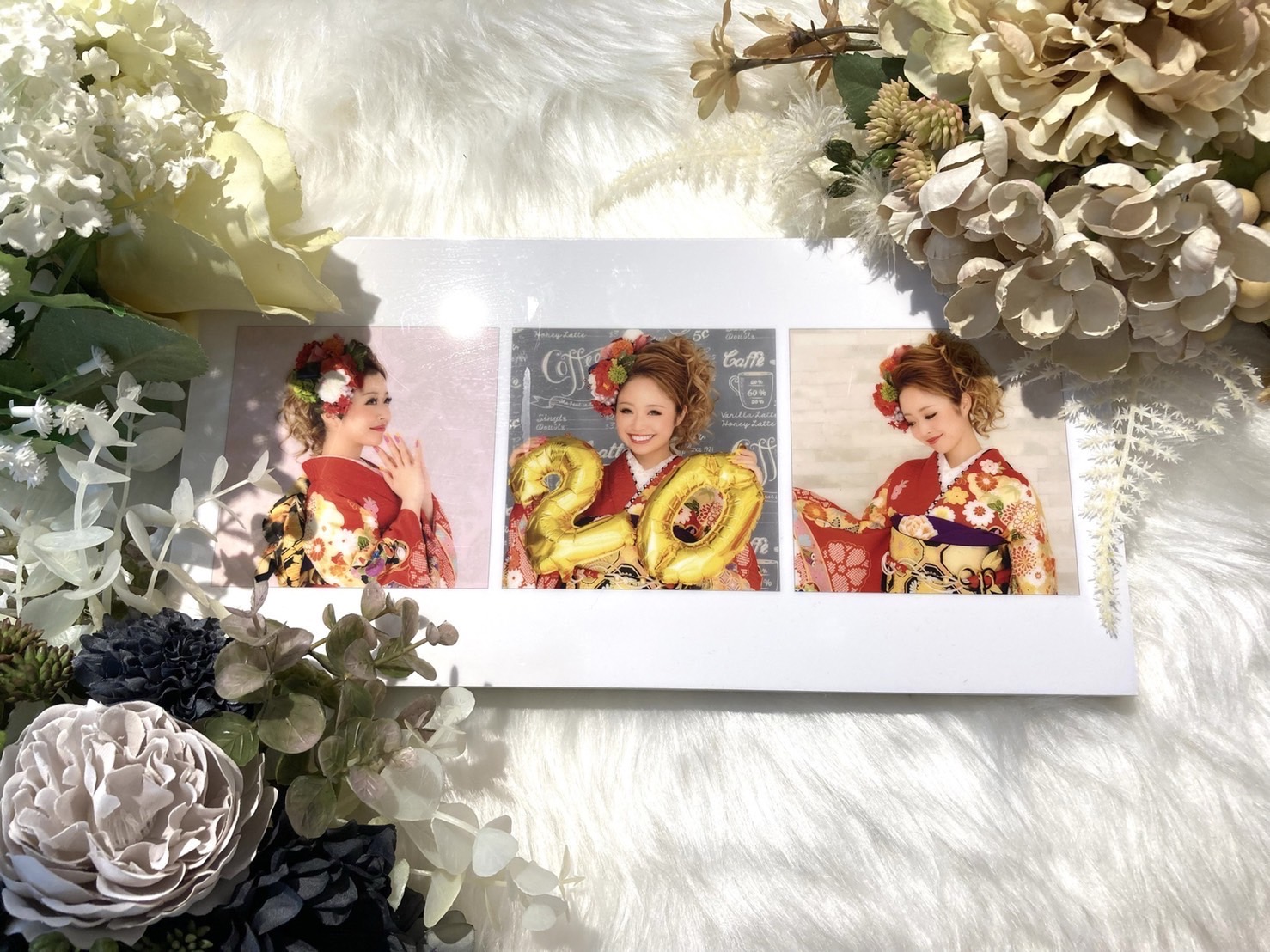 ☆神戸三宮で成人式振袖、写真だけのお客様大歓迎！！オシャレにスタジオ撮影・可愛いアルバム。振袖選び放題☆