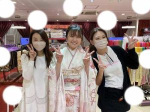 振袖　前撮り　梅田　