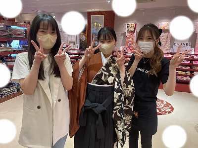 【TAKAZEN梅田本店】♡7日　アンティークなおしゃれ袴姫ちゃん♡