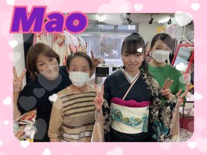 振袖　レンタル　奈良　ニコル　藤田ニコル　黒