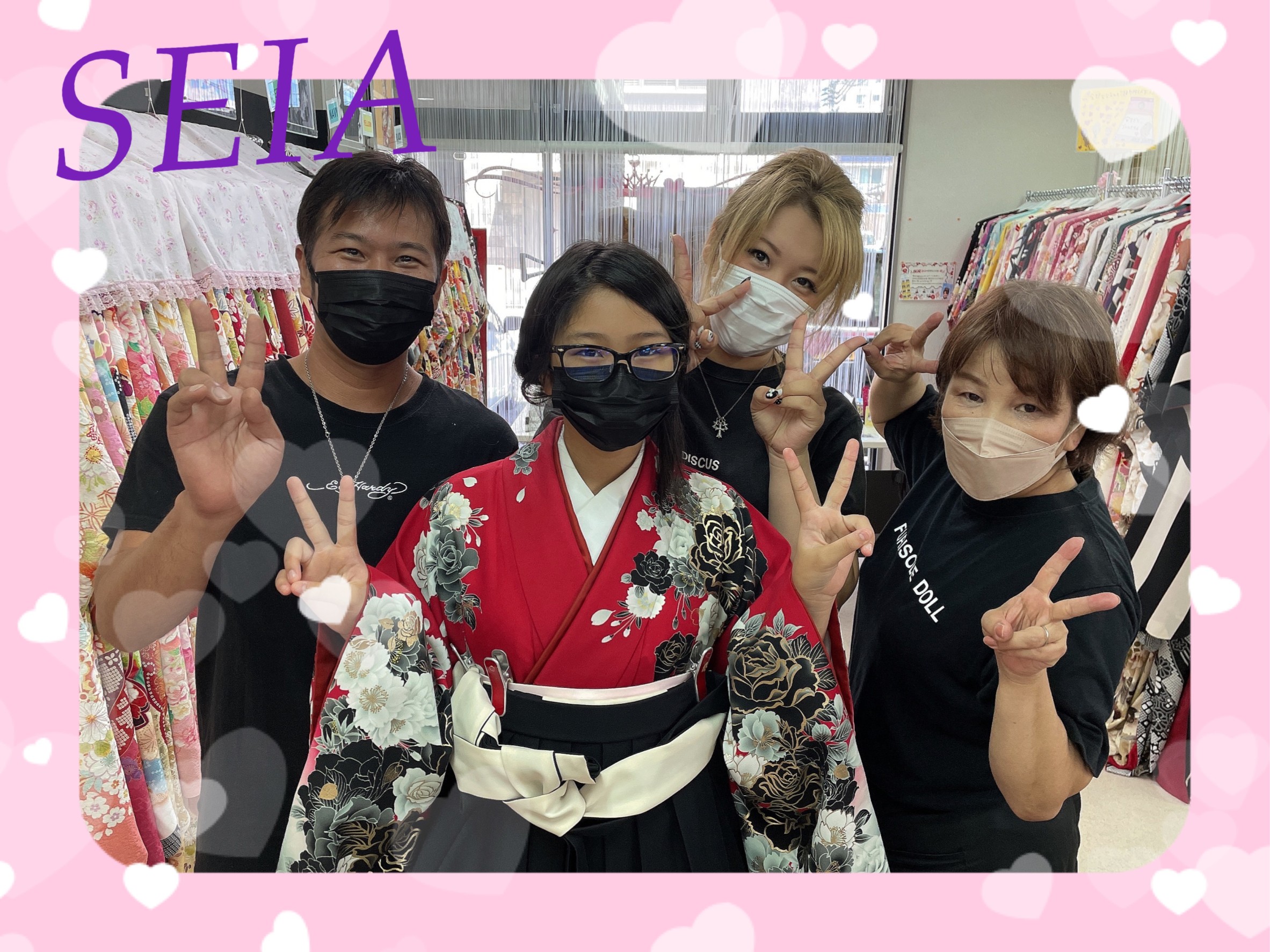【TAKAZEN奈良店】４日♡２０２３年卒業の小学生＆大学生のオシャレかわいい袴姫ちゃんたち♡