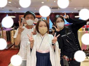 卒業式 袴 教員