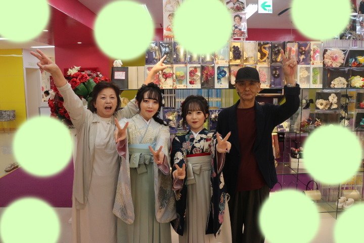 TAKAZEN神戸店　袴　前撮り撮影会　イマドキ　カワイイ　くすみ