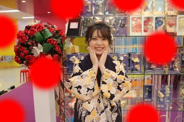 TAKAZEN神戸店　前撮り撮影会　イマドキ　カワイイ　コディネート　振袖　レンタル　袴　