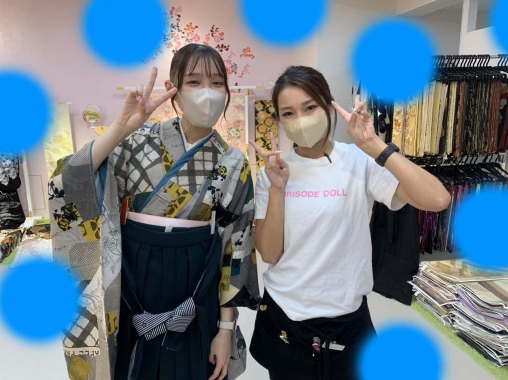 TAKAZEN神戸店　前撮り撮影会　イマドキ　カワイイ　コディネート　袴　レンタル　卒業式　おしゃれ　シンプル　かわいい　