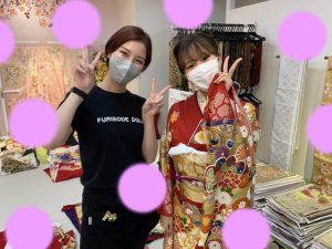 TAKAZEN神戸店　前撮り撮影会　イマドキ　カワイイ　コディネート　おしゃれ　古典　赤　人気　神戸　三宮