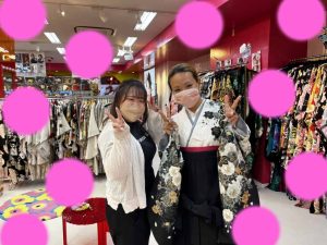 TAKAZEN神戸店　卒業式　袴レンタル　かっこいい　黒　格安　タカゼン