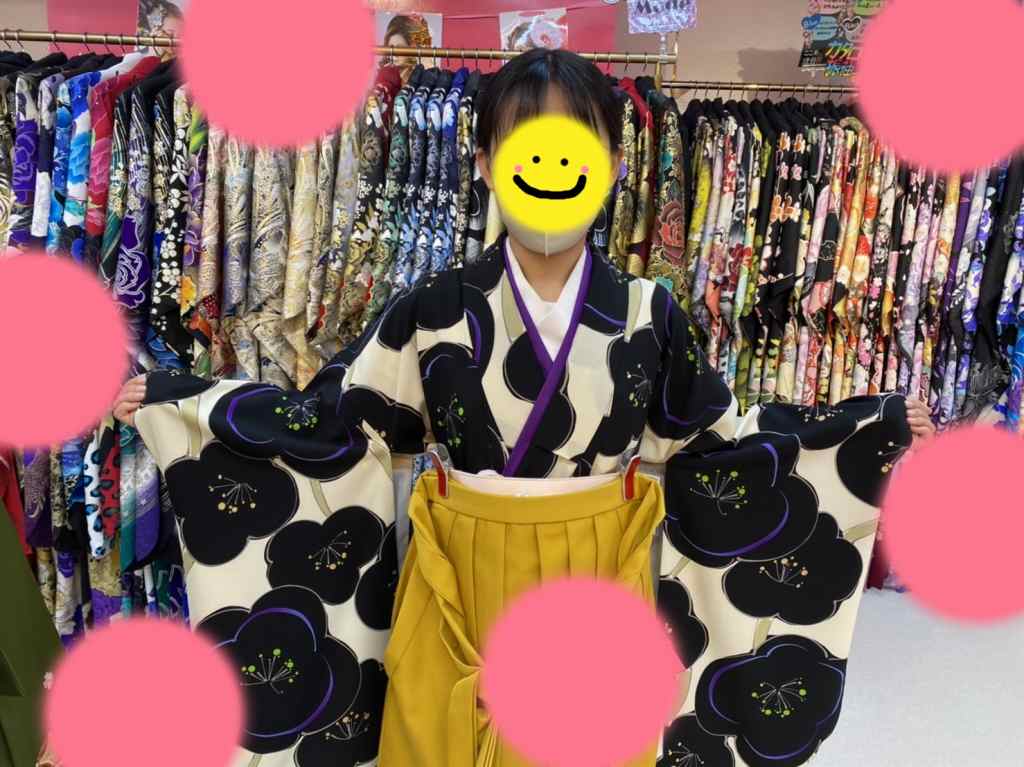TAKAZEN神戸店　袴　コーディネイト　レトロ　おしゃれ