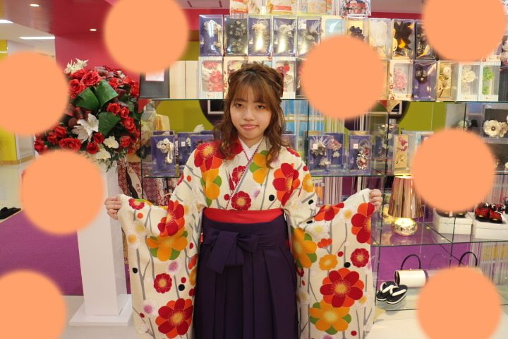 TAKAZEN神戸店　袴　前撮り撮影会　イマドキ　カワイイ　古典