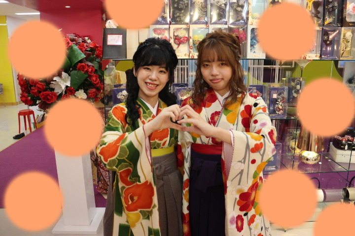 TAKAZEN神戸店　袴　前撮り撮影会　イマドキ　カワイイ　古典