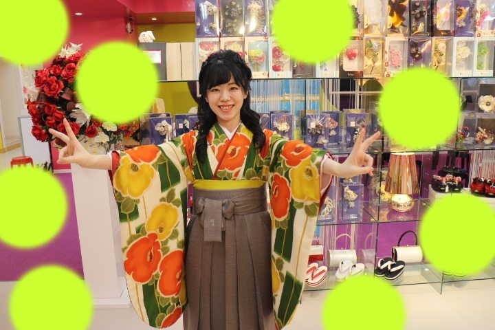 TAKAZEN神戸店　袴　前撮り撮影会　イマドキ　カワイイ　古典