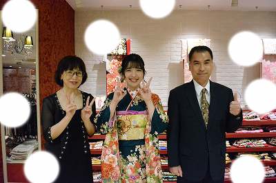 成人式　前撮り　梅田