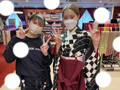 【TAKAZEN梅田本店】♡9日　イマドキかわいい袴♡
