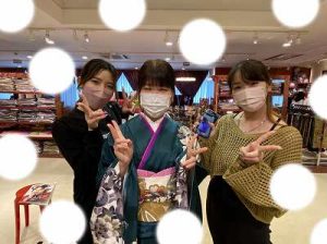 成人式　前撮り　梅田