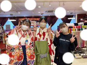 卒業式 袴 かわいい