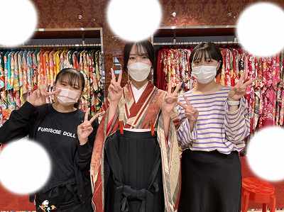 【TAKAZEN梅田本店】♡15日　おしゃれでカワイイ袴＆振袖姫ちゃん♡