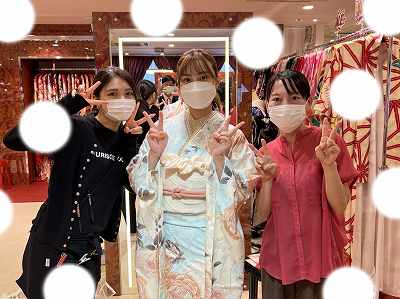 【TAKAZEN梅田本店】♡11日　オシャレ振袖＆袴姫ちゃん♡